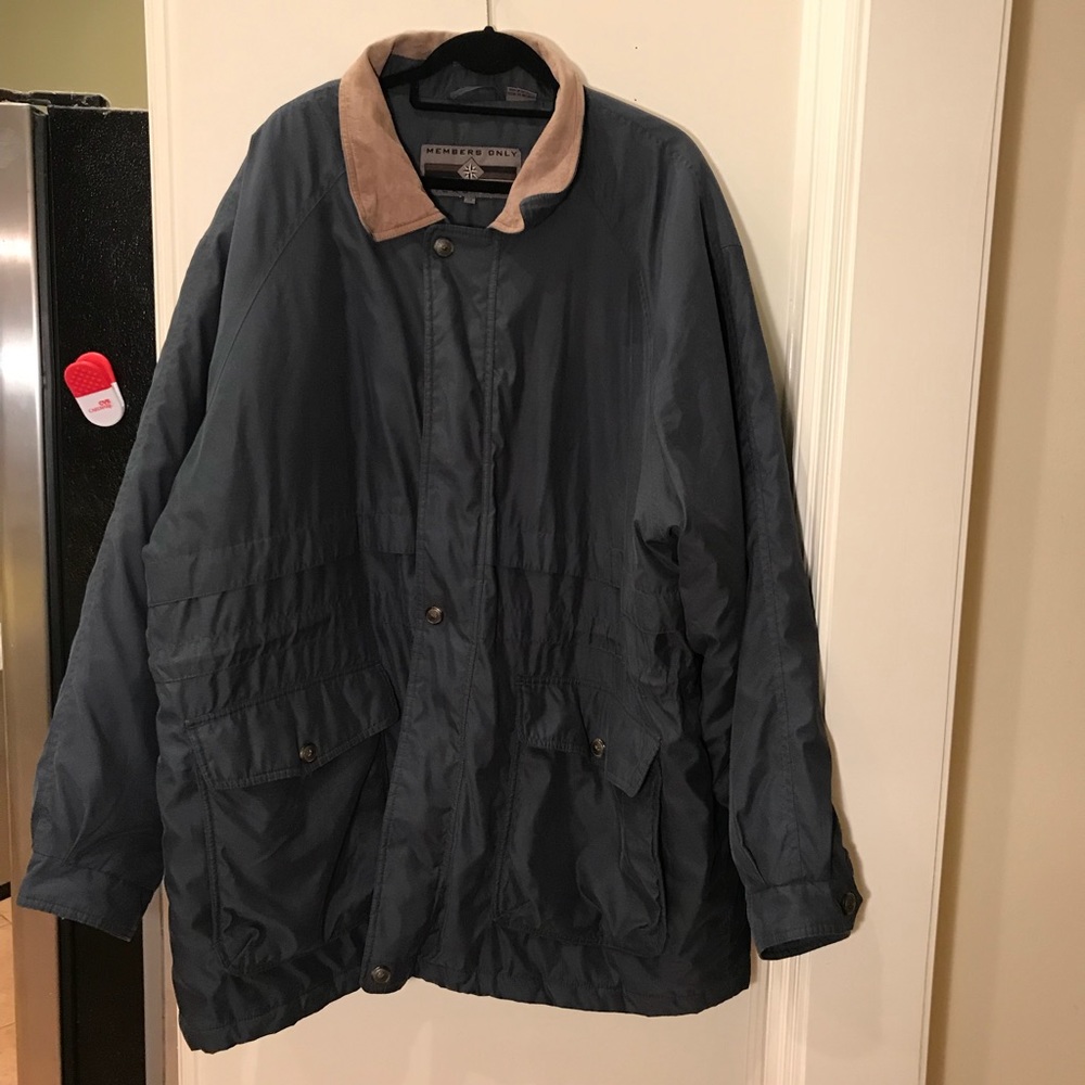 Members Only Microfiber Forest Green Winter Coat
